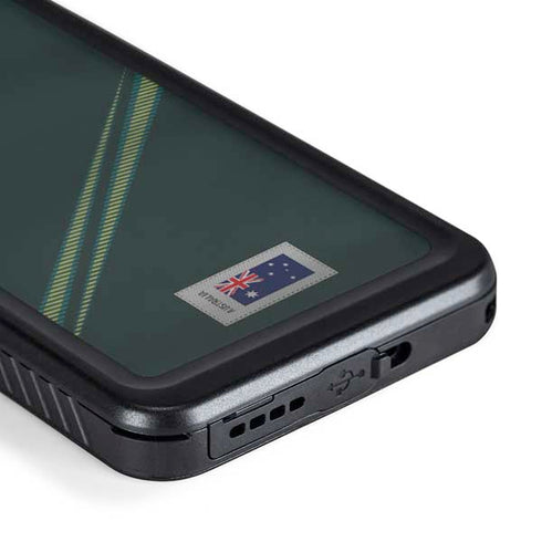 Australia Soccer Flag Galaxy S24 Plus Waterproof Case